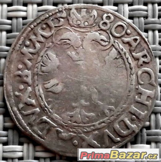 Bílý groš 1580, Rudolf II., Jáchymov - 489 – fotografie 1