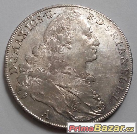 Tolar 1772 A, Maxmilián III. Josef, Bavorsko - 185 – fotografie 2