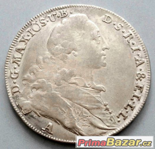 Tolar 1771 A, Maxmilián III., Bavorsko - 186 – fotografie 2