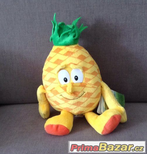 Plyšáka ananas-novy ještě s cedulkou (20-25cm) – fotografie 1