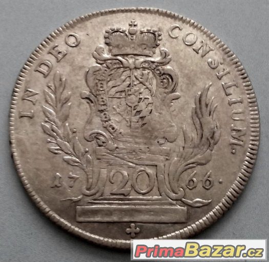 20 krejcarů 1766, Maxmilián III. Josef - 196 – fotografie 1