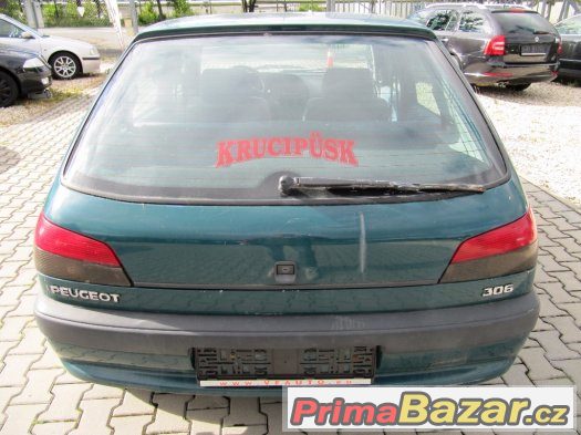 Peugeot 306 1.4i, 55KW,el.okna ,centrál,CD radio,pneu 90% – fotografie 5