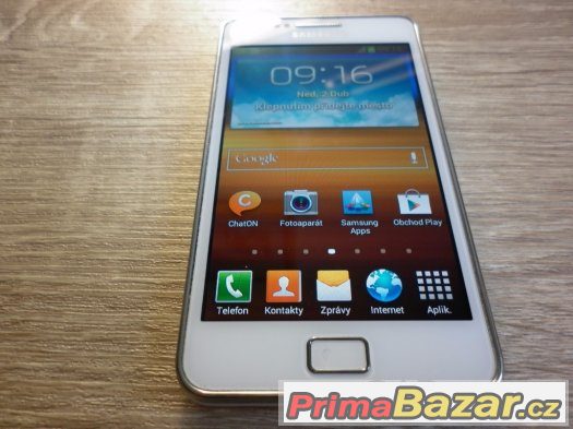 Samsung Galaxy S2, 16GB, 8MPx foto, bílý. – fotografie 3