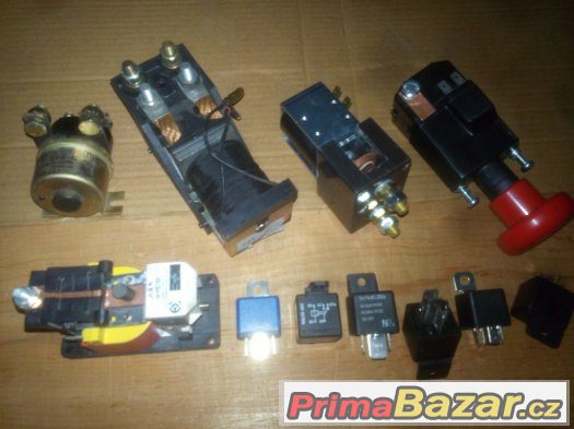 Stykač 12V, 24V, 48V... contactor, relé ... – fotografie 1