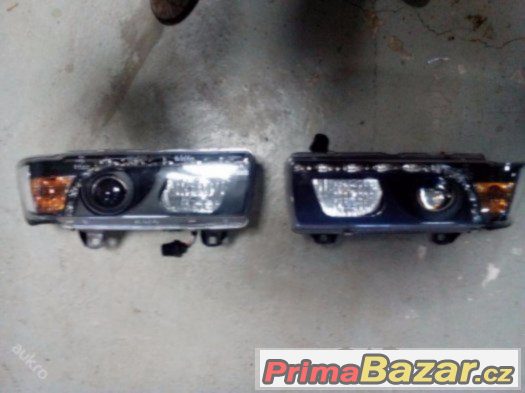 Přední LED čiré světlomety na BMW E36 – fotografie 1