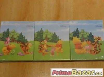 Obrázky, pexeso-omalovánky - Medvídek Pú