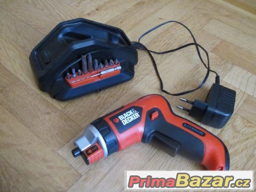 Aku šroubovák Black&Decker AS36LN, TOP STAV – fotografie 1