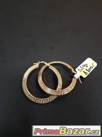 Zlaté náušnice Versage – fotografie 1