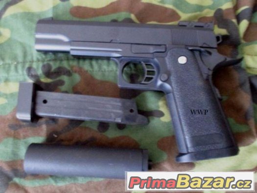 Airsoft zbraň D-5 BERETTA kovová - Manuální – fotografie 1
