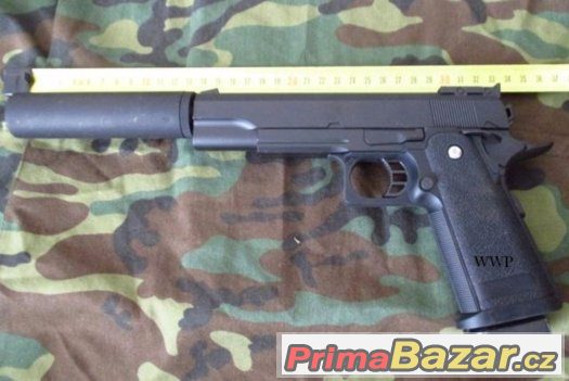 Airsoft zbraň D-5 BERETTA kovová - Manuální – fotografie 4