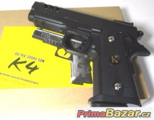 Airsoft zbraň   COLT, Typ K-4, celokovová Manuální + 1-DVD – fotografie 1
