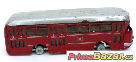 Plechový starý autobus - hračka – fotografie 4