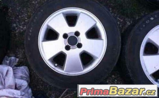 Alu kola original Opel 4x100 15 ET49 pěkný stav dvě sady – fotografie 3
