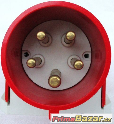 Třífázová přívodka - 5 pólová, 32A / 400V, krytí IP 44 – fotografie 4