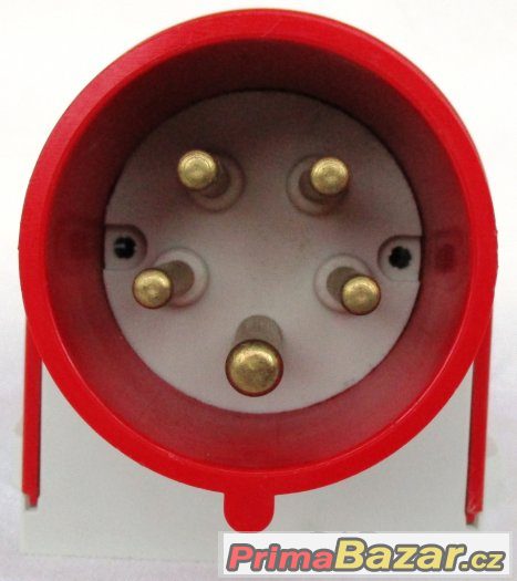 Třífázová přívodka - 5 pólová, 16A / 400V, krytí IP 44 – fotografie 4