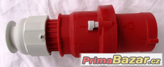 Třífázová vidlice - 5 pólová, 63A / 400V, krytí IP 44 – fotografie 3