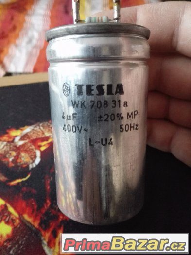 kondenzátor tesla wk 708 31a – fotografie 1