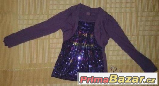 bavlnene tricka s dlouhym rukavem 3 ks, vel.128 velmi levne – fotografie 2