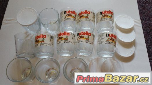 Skleničky Nutella vč. víček – fotografie 1