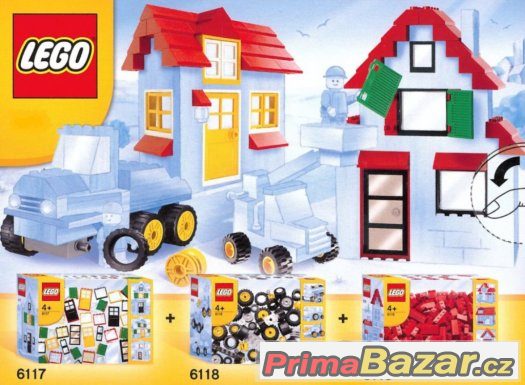 Sháním LEGO 6117 okna dveře,6118 kolečka,6119 stř.tašky – fotografie 1