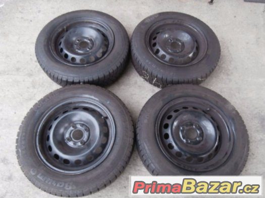 Zimní sada rozteč 4x98 Fiat Punto II apod.s pneu 165/70 R14 – fotografie 1