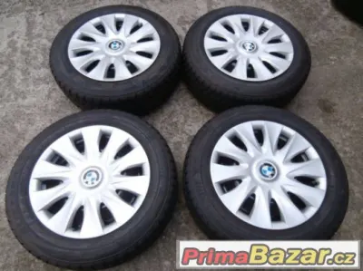 Zánovní zimní sada rozteč 5x120 BMW vel.7x16 s pneu 205/60