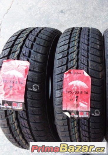 2x zimní pneumatiky 195/55 R16 87T Uniryoal 100% – fotografie 1