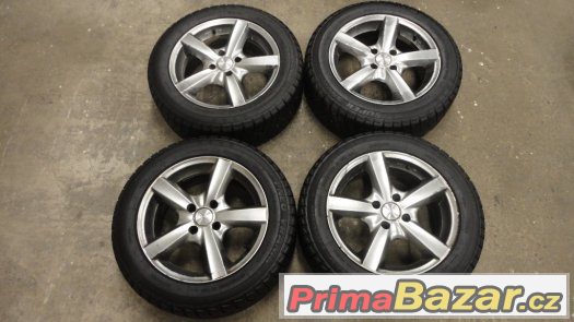 4x alu kola Dezent R16 4x108 + 4x pneu 205/55/R16 – fotografie 1