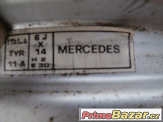 Alu kola,elektrony rozteč 5x112 Mercedes Benz vel.14 – fotografie 3