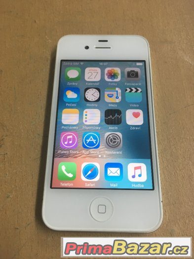 Apple iPhone 4S 32GB bílý, záruka 3 měsíce, pěkný stav – fotografie 2