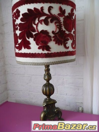 Stolní mosazná lampa – fotografie 5