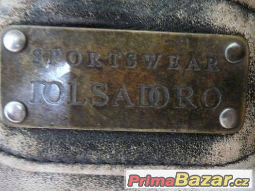 Pánská kožená moto bunda POLSADORO – fotografie 2