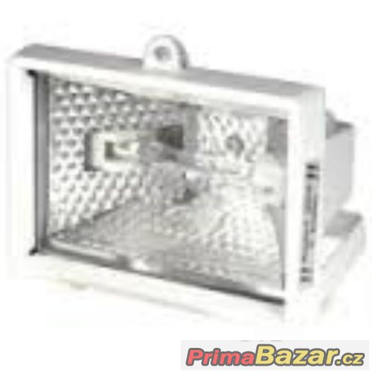 Nástěnný halogen 150W - venkovní, černý bílý – fotografie 2