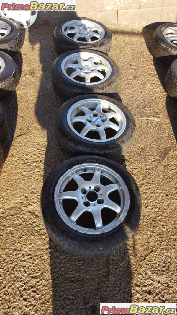 sada Alutec s pneu 60% a 30% 4x100 7jx15 et38