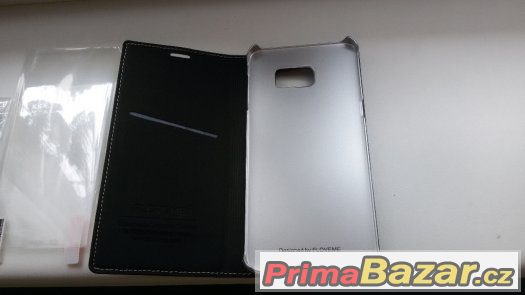 Flipové pouzdro Samsung Galaxy S 6 edge plus a ochranné sklo – fotografie 2