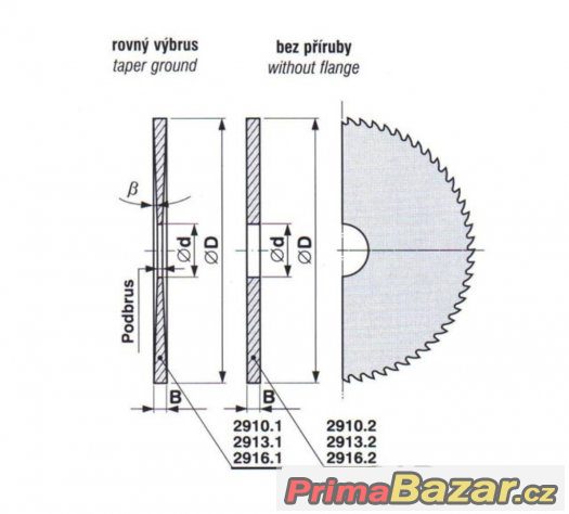 KOTOUČ PILOVÝ NA KOV 125x2,5x27 mm ČSN 222910.1 (NOVÝ) – fotografie 3
