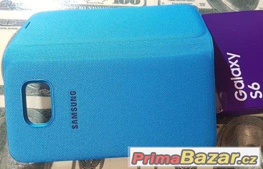 Samsung S6 G920 Pouzdro Knížka Modré – fotografie 2