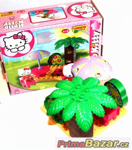 Stavebnice Lego kostky Hello Kitty Originál Unico Plus – fotografie 1