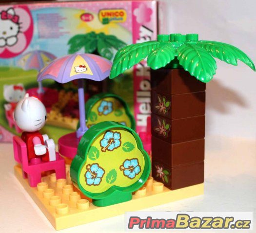 Stavebnice Lego kostky Hello Kitty Originál Unico Plus – fotografie 5