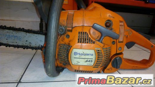 Prodám motorovou pilu Husqvarna 445 – fotografie 3