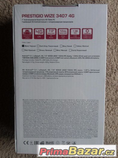 Nový tablet Prestigio Wize 3407 4G – fotografie 3