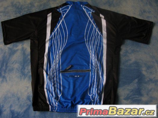 Nový cyklistický dres V-rider vel. L modrý – fotografie 2