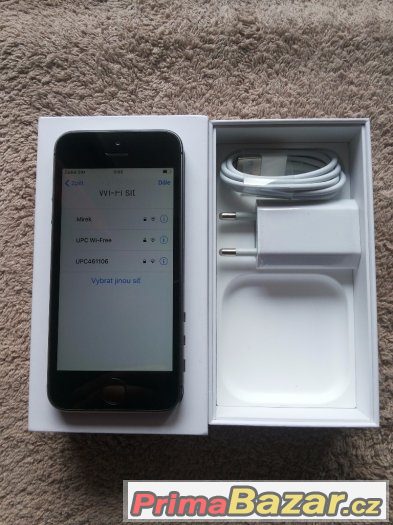 Apple iPhone 5S 16GB Space gray, záruka, krabička – fotografie 2