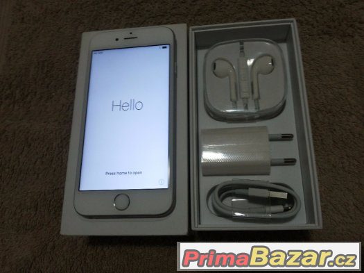 Apple iPhone 5S 16GB Silver, pěkný s krabičkou, záruka – fotografie 1
