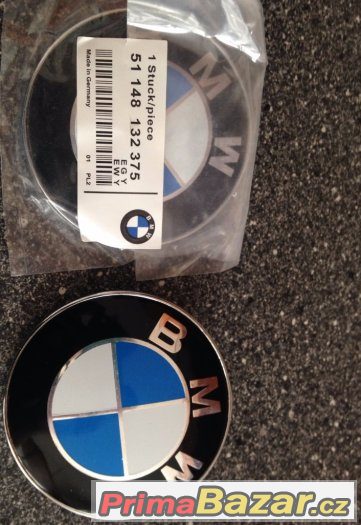BMW ZNAK LOGO emblem kapota kufr 82mm 78mm 74mm – fotografie 1