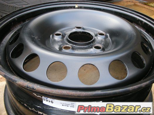 PRODÁM 1KS PLECHOVÝ DISK NA ŠKODA OKTÁVIA II. 6x15 ET47 – fotografie 5
