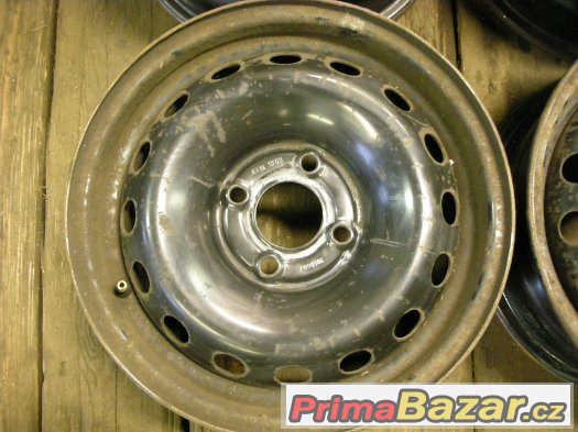 PRODÁM 4KS POUŽITÝCH PLECHOVÝCH DISKŮ RENAULT 5.5x14 ET36 – fotografie 4