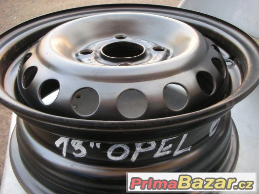 PRODÁM ČERNÝ PLECHOVÝ DISK NA OPEL ASTRA,CORSA 5.5x13 ET49 – fotografie 2
