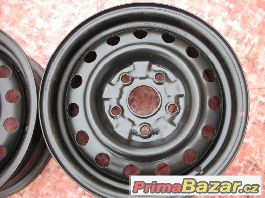 PRODÁM 2KS PLECHOVÝCH DISKŮ NA NISSAN/HONDA 5.5x14 ET28 – fotografie 3