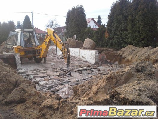 Zemní práce Traktorbagrem JCB 3CX – fotografie 1